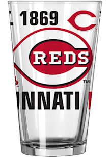 Cincinnati Reds 16oz Pint Glass - Red