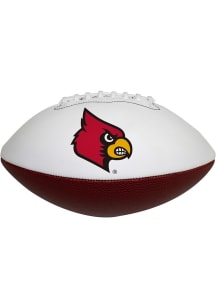 Louisville Cardinals Logo Brands Official Size Autograph Football