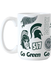 Green Michigan State Spartans 15oz Native Mug