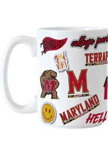 Red Maryland Terrapins 15oz Native Mug