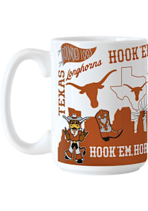 Texas Longhorns 15oz Native Ceramic Mug - Burnt Orange