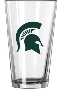 Green Michigan State Spartans Team Logo Pint Glass