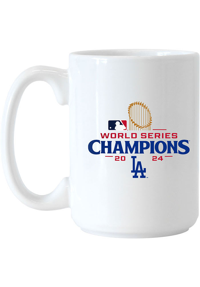 Los Angeles Dodgers 2024 World Series Champs 15oz Roster Mug BLUE