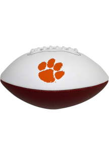 Clemson Tigers Logo Brands Full Size Autograph Football