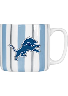 Detroit Lions 16oz Brushstroke Stripe Ceramic Mug - White