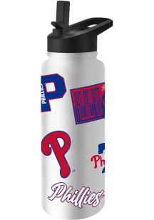 Philadelphia Phillies 34oz Dream Weave Stainless Steel Bottle - White