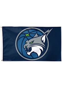 Minnesota Lynx Deluxe Silk Screen Grommet Flag - Blue