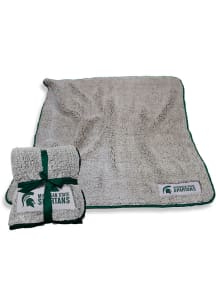 Green Michigan State Spartans Campus Colors Sherpa Blanket