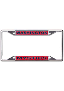 Washington Mystics Printed Metal License Plate Frame - Red