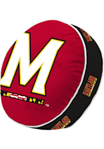 Maryland Terrapins Puff Throw Pillow - Red