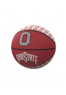 Red Ohio State Buckeyes Logo Mini Basketball