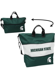 Michigan State Spartans Green Expandable Tote