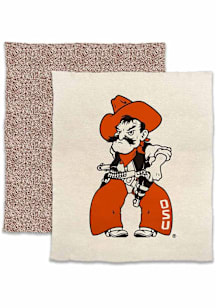 Oklahoma State Cowboys Luxe 50x60 Fleece Blanket - White