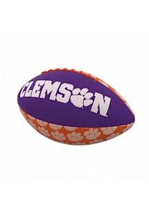 Logo Brands Clemson Tigers Repeating Mini Football