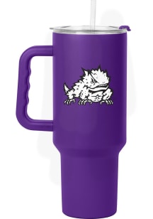 Logo Brands TCU Horned Frogs 40oz Full Color Stainless Steel Tumbler - Purple