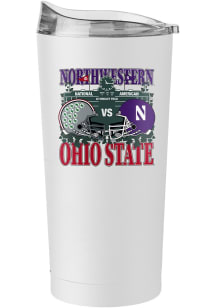 White Ohio State Buckeyes 2024 Ohio St vs Northwestern Wrigleyfield 20oz Stainless Steel Tumbler