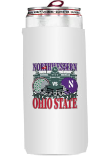 White Ohio State Buckeyes Slim Can 2024 Ohio St vs Northwestern Wrigleyfield Coolie