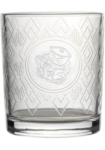 Michigan Wolverines 12oz Vault Embossed Diamond Rock Glass - White