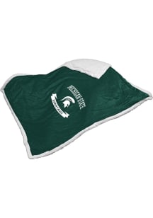 Michigan State Spartans Printed Sherpa Blanket