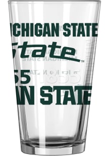 Green Michigan State Spartans 16oz Spirit Pint Glass
