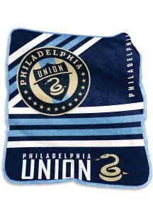 Philadelphia Union 50x60 Raschel Throw Blanket - Navy Blue