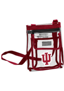 Indiana Hoosiers Red Crossbody Clear Bag