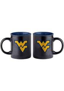 West Virginia Mountaineers 14oz Black Matte Mug Mug