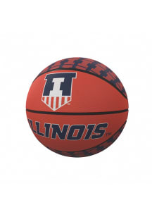 Orange Illinois Fighting Illini Logo Basketball