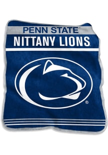 Blue Penn State Nittany Lions Gameday Raschel Throw Raschel Throw Blanket