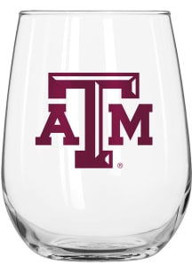 Texas A&amp;M Aggies 16oz Gameday Stainless Curved Beverage Stemless Wine Glass