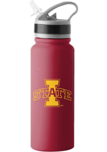 Iowa State Cyclones 25oz Logo Flip Top Stainless Steel Bottle