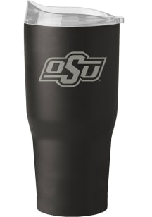 Oklahoma State Cowboys 30oz Black PC Stainless Steel Tumbler - Orange