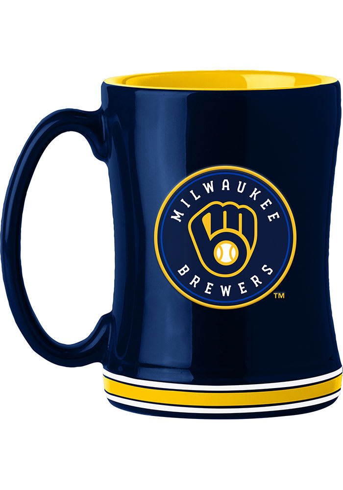 Milwaukee Brewers 40oz. Travel Tumbler with Handle