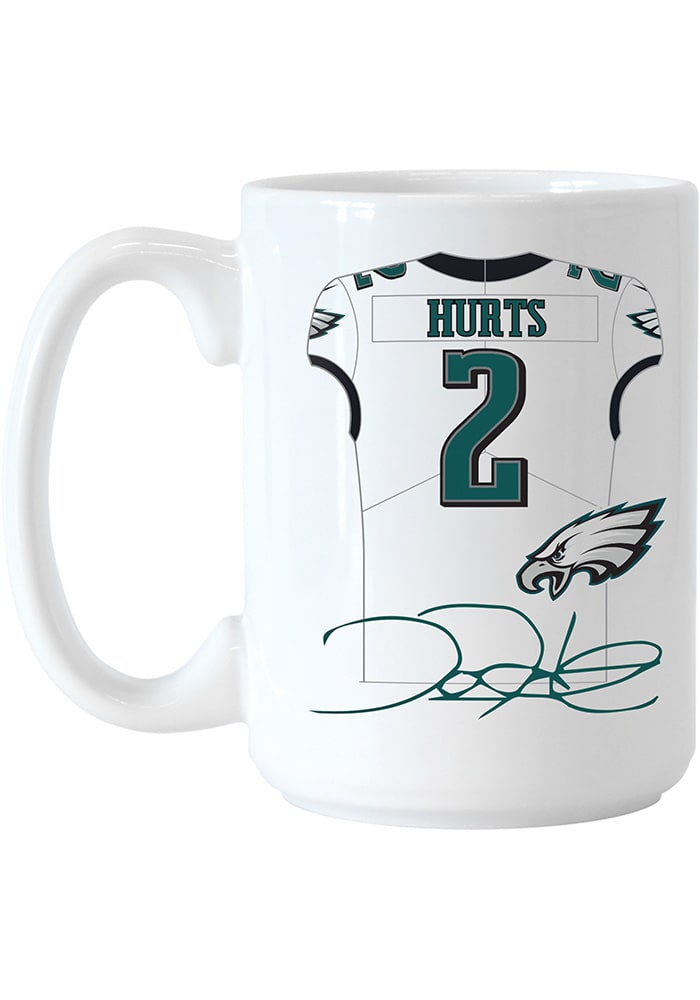 Philadelphia Eagles 15 oz Player Mug, White, Rally House