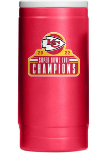Kansas City Chiefs 2022 SB Champs PC 12 oz Slim Can Stainless Steel Coolie