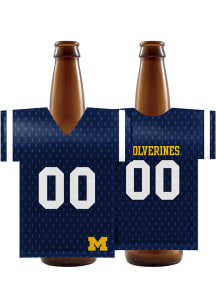 Yellow Michigan Wolverines Jersey Bottle Coolie