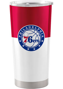 Philadelphia 76ers 20oz Colorblock Stainless Steel Tumbler - Red