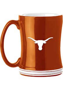 Texas Longhorns 14oz Relief Ceramic Mug - Burnt Orange