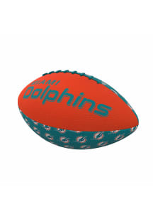 Miami Dolphins Repeating Logo Mini Football
