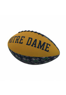 Notre Dame Fighting Irish Repeating Logo Mini Football