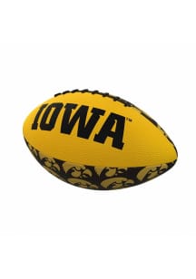 Iowa Hawkeyes Black Logo Brands Repeating Logo Mini Football