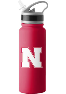 Red Nebraska Cornhuskers 25oz Flip Top Stainless Steel Bottle