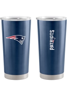 New England Patriots 20oz Gameday Stainless Steel Tumbler - Navy Blue