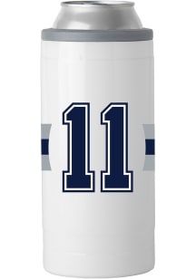 Dallas Cowboys Stripe Slim Can Stainless Steel Coolie