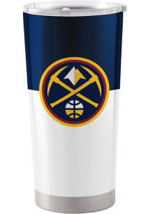 Denver Nuggets 20oz Colorblock Stainless Steel Tumbler - White