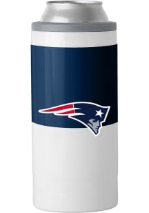 New England Patriots Colorblock Slim Can Stainless Steel Coolie