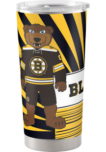 Boston Bruins 20oz Mascot Stainless Steel Tumbler - Black