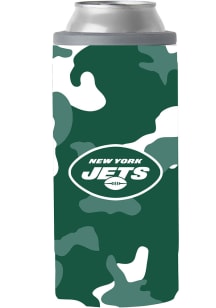 New York Jets Camo Slim Can Coolie Stainless Steel Coolie