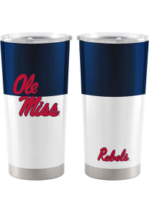 Ole Miss Rebels 20oz Colorblock Stainless Steel Tumbler - Red