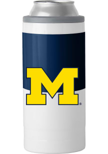 Michigan Wolverines Colorblock Slim Can Stainless Steel Coolie